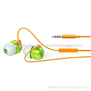 Plastic Ear Housing with UV Smooth In-ear Earphones, 100Hz-10kHz Frequency Range